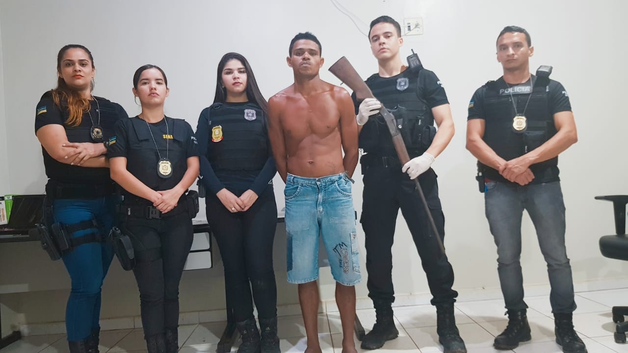 POLÍCIA CIVIL PRENDE HOMEM ACUSADO POR HOMICÍDIO EM FERREIRA GOMES